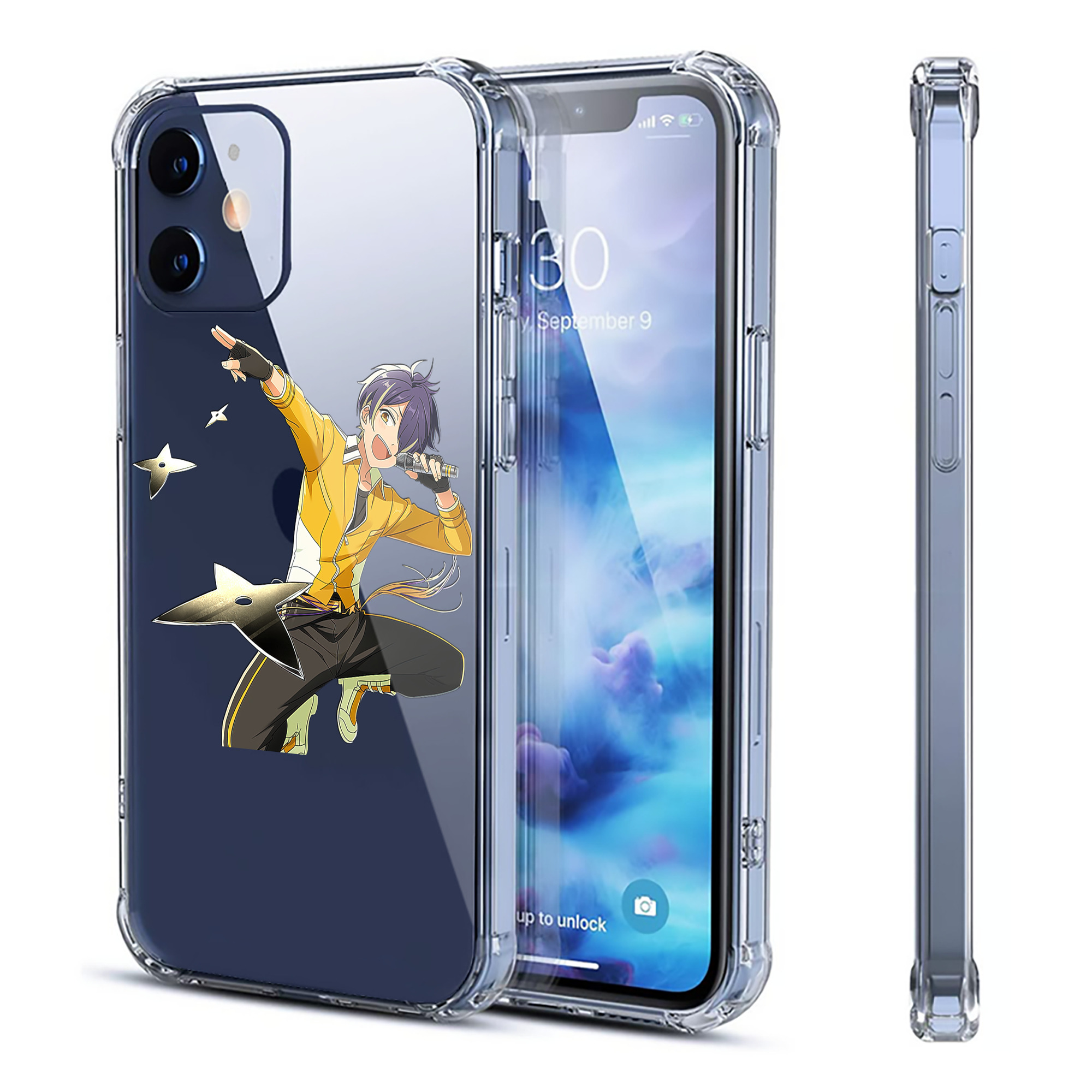 （画像用） あんさんぶるスターズ! Ensemble Stars 【iPhone 12シリーズ対応】透明スマホケース（クリアソフトケース）